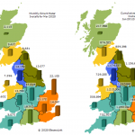 UK map of smart meter installs per region